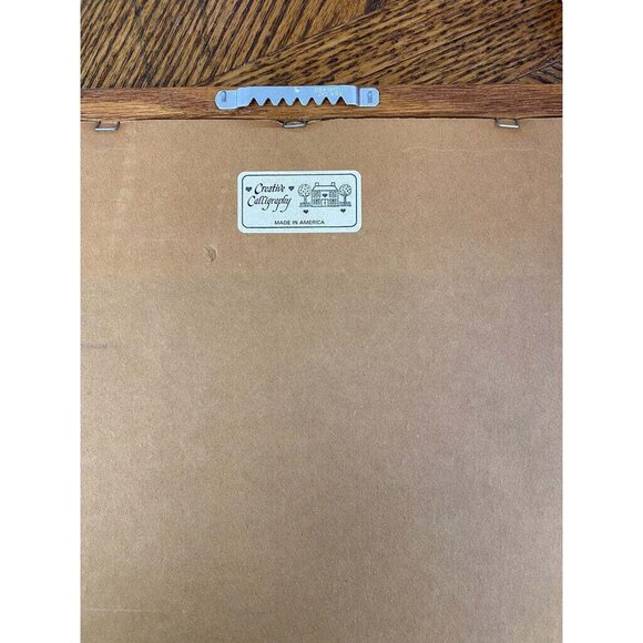 Framed "Footprints" Poem Wall Art - Picture 3 of 4